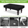 Unbranded Pool Table Cover, Waterproof & Dustproof Outdoor/Indoor Polyester -