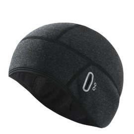 Yerozhui Children's Cycling Hat Under-Hat Cycling Helmet Children Cycling Hat Winter Windproof Warm Cap for Outdoor Activities Unisex - Grey, 2025 Model, gray