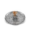 Arthur Court Aluminum Metal Grape Pattern Tidbit Cheese Hors d'oeuvres