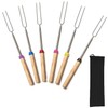 6 Pack Marshmallow Toasting Forks Kit, Barbecue Forks, Extendable Forks,