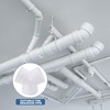 PATIKIL 3 Way Duct Splitter, 4" Socket PVC Y Shape