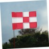 BESPORTBLE 4pcs Golfing Court Flag Bright Golfing Goal Prop Durable