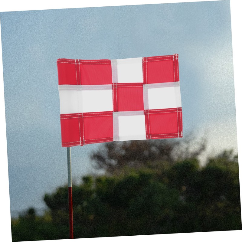 BESPORTBLE 4pcs Golfing Court Flag Bright Golfing Goal Prop Durable