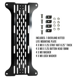 Overland Kitted MaxTrax LITE Mounting Plate (w/ Rhino Rack Hardware)