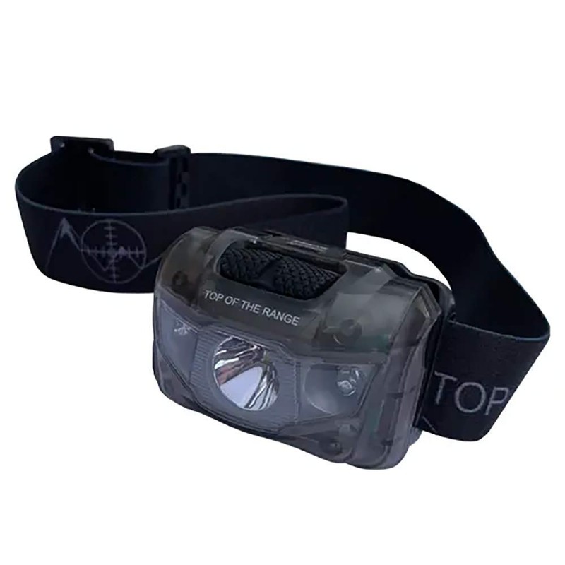 Top of The Range Head Torch - Black, One Size