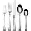 Mikasa Hammered Harmony 5 pc Flatware Set 18/10 Stainless