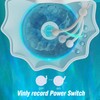Ocean Wave Projector Light, Shell Night Light Built-in Bluetooth Speaker,