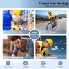 Cuzabe Ear Plugs Bluetooth Headphones for Work, Neckband Wireless Earbuds,