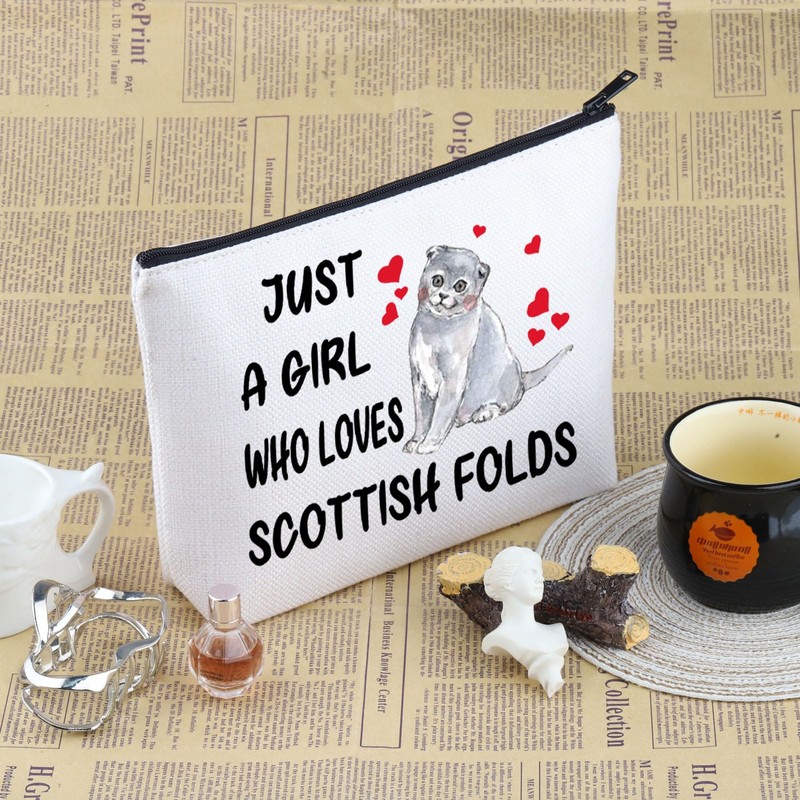 VAMSII Scottish Fold Cat Lover Gift Who Loves Scottish Folds