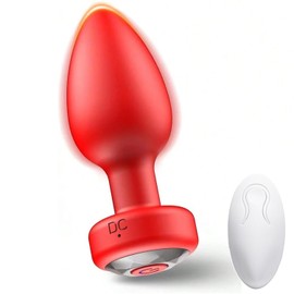 Vibrador Anal Inalambrico con Control Remot,Plug Anal de Silicona con 10 Modos,Plug Analaes para Mujer y Hombre,Recargable Juguete Sexual,Dilatador Vibracion,Punto G Vibrador,Masajeador de Próstata,Sex Toys
