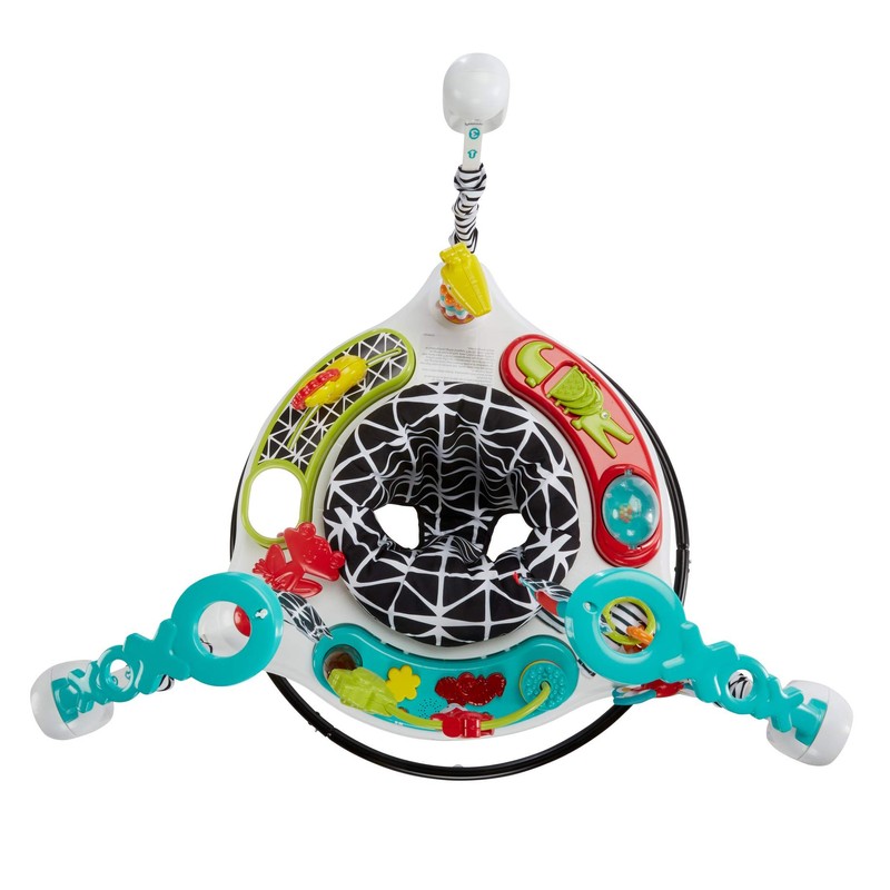 Fisher-Price Baby Bouncer Pink Petals Jumperoo Musical Activity Center with