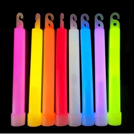 Lecute 10 Barras Neon Luminosas Glow Stick 15 cm Fluorescentes Glow in the Dark para Fiesta, Carnaval, Cumpleaños, Festival, Concierto y Batucada