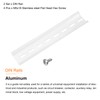 sourcing map DIN Rail 6" x 1.4" x 0.3" Slotted