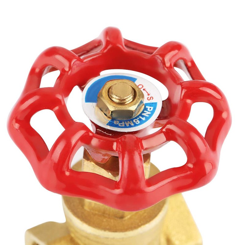 Brass Gate Valve DN15 G1/2 - Direct path for water,
