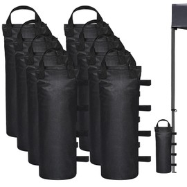 Gazebo Sandbags, Pack of 8 Sandbags for Filling, Oxford Thick Sandbag Weighting, High Performance Double Stitched Sand Bag, Sand Bag for Pop-Up Gazebo, Tent, Parasol