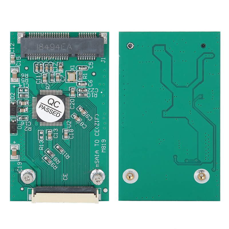 Riser Card Green ABS MSATA to Ce ZIF SSD Solid-State