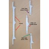 5pc Shutter Joiners. Fit Hunter Douglas Clearview Shutter, Eclipse Shutter