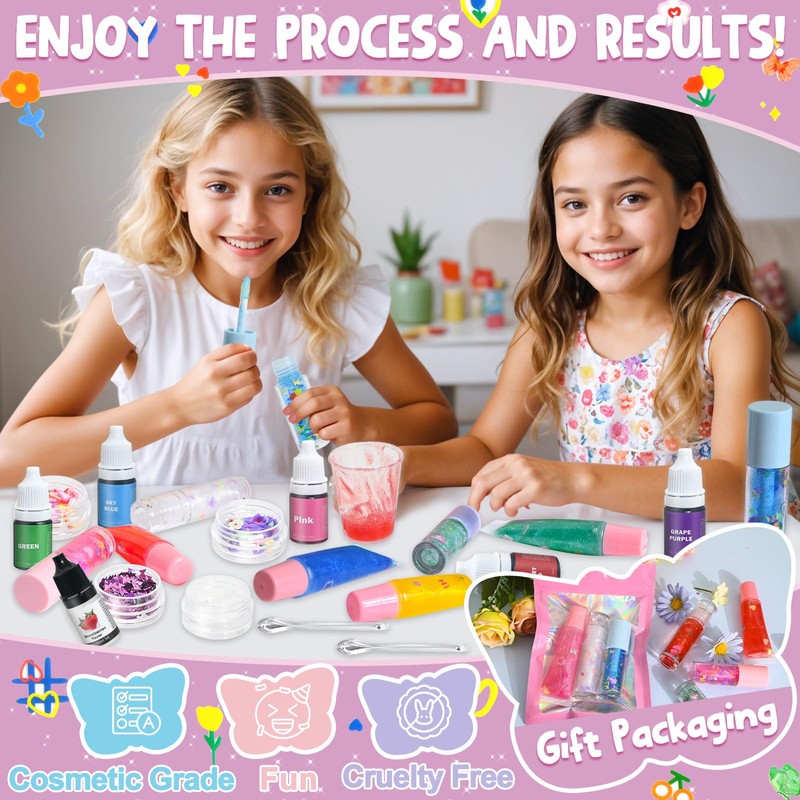 Jcoos DIY Lip Gloss Oil Make Your Own Lip Gloss