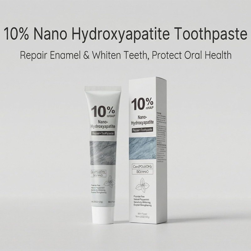 Fluorine-Free Toothpaste with Natural Mint for Enamel Care