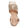 Marc Fisher LTD Women's CALYN Heeled Sandal, Gold 710, 8