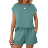 WIHOLL Womens Two piece Sets Summer Outfits 2025 Loungewear Matching