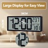 Maxstar Large Digital Wall Clock, 16" Digital Clock Battery Operated