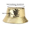 Joylife Metallic Bucket Hat Trendy Fisherman Hats Unisex Reversible Packable