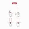 ABUS Combiflex - lucchetto per il fissaggio di sci, caschi,
