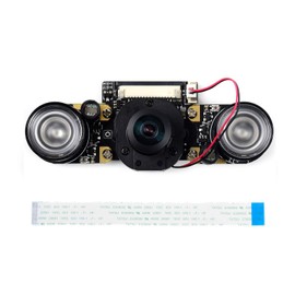 waveshare Compatible with NVIDIA Jetson Nano Camera IMX219-160 8MP IR-Cut Infrared Night Vision Camera Module for Jetson Nano and Raspberry Pi Compute Module,162° FOV with IMX219 Sensor