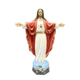 24" Blessing Sacred Heart of Jesus Christ Italian Statue Sculpture Figure Made in Italy