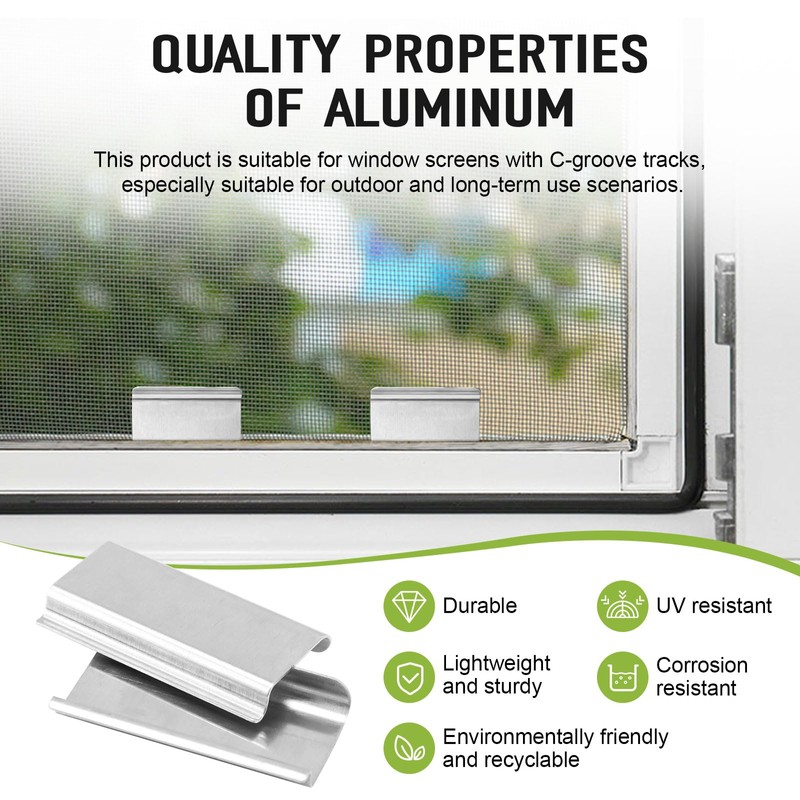 30 PCS Window Screen Pull Tabs Replacement, Durable Window Screen