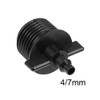 sourcing map Barb Drip Pipe Connector 1/2 BSPF Male Thread