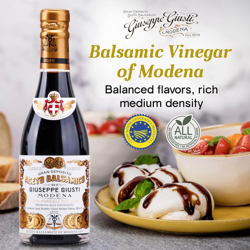 Giusti Balsamic Vinegar of Modena IGP – Full-Bodied Italian Gourmet
