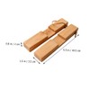 CIYODO Wooden Pot Stand Trivet Heat Resistant Wooden Mat for