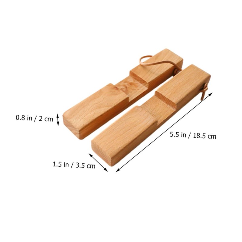 CIYODO Wooden Pot Stand Trivet Heat Resistant Wooden Mat for