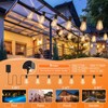 YOYONACY 100 FT Outdoor String Lights for Outside, IP65 Waterproof
