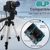 ELP Cámara USB 4K con micrófono Zoom manual Cámara web