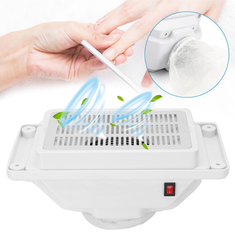 6W Nail Dust Collector Quiet Desk Vacuum Cleaner Powerful Manicure