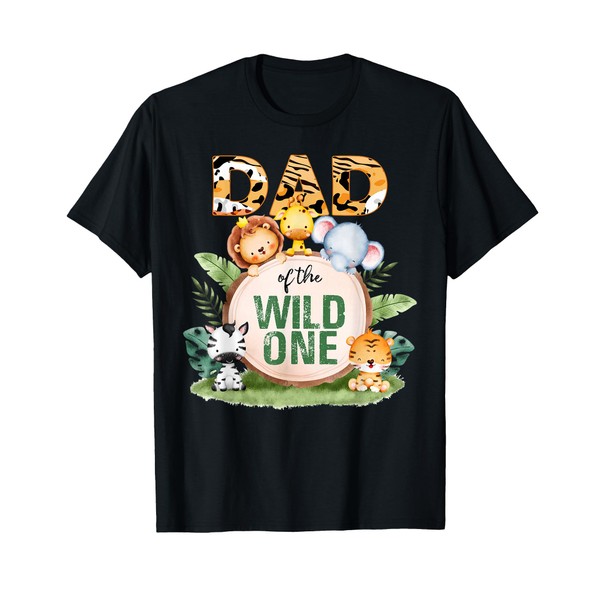 Dad Of The Wild One 1st Birthday Safari Family Matching