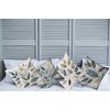 Ambesonne Leaf Print Throw Pillow Cushion Cover Set of 4,