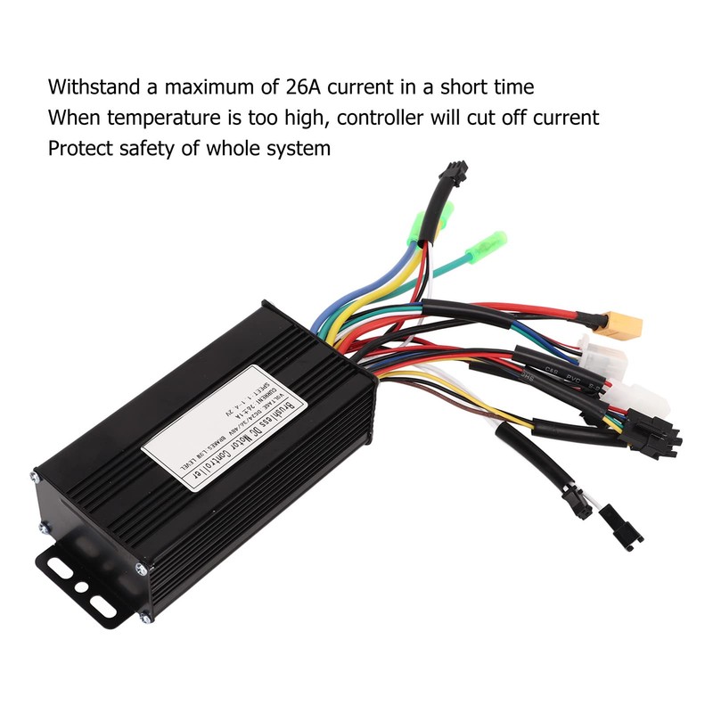 RiToEasysports Electric Bike Controller, 24V 36V 48V 500W 750W 3