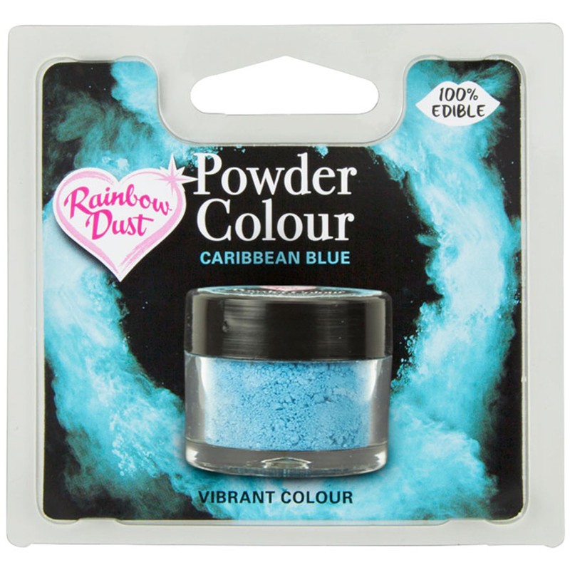 Rainbow Dust Powdered Food Colouring - (Caribbean Blue)