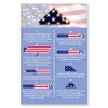 PinMart's Folded American Flag Memorial Veteran Lapel Pin on Instruction