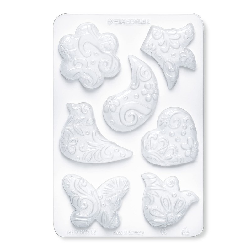 Staedtler Fimo 8742 52 Clay Mould Set 3-Pack Spring Theme