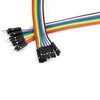 risingsaplings Breadboard Alligator Clip to Dupont Wire 10 Pins Male