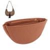 WADORN Small Purse Organizer Insert, 22x10cm Small Felt Shoulder Bags