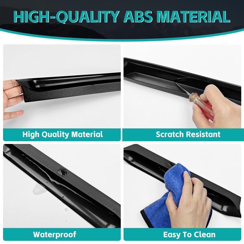 OUSUWO Grab Bar Tray Organizer Compatible with 2024 2025 Jeep