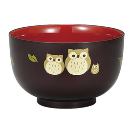 Poni Characters Industrial 丼 Parent-child Owl Bowl 溜 700ml