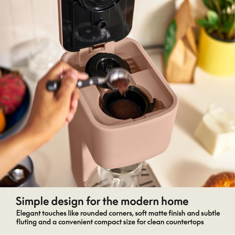 BELLA Single Serve Coffee Maker, K Cup & Coffee Ground