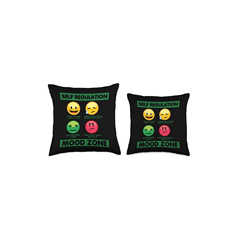 Self Regulation Mood Zone, Occupational Therapy Therapist Throw Pillow